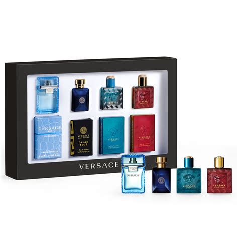 versace mens mini gift set|men's aftershave mini sets.